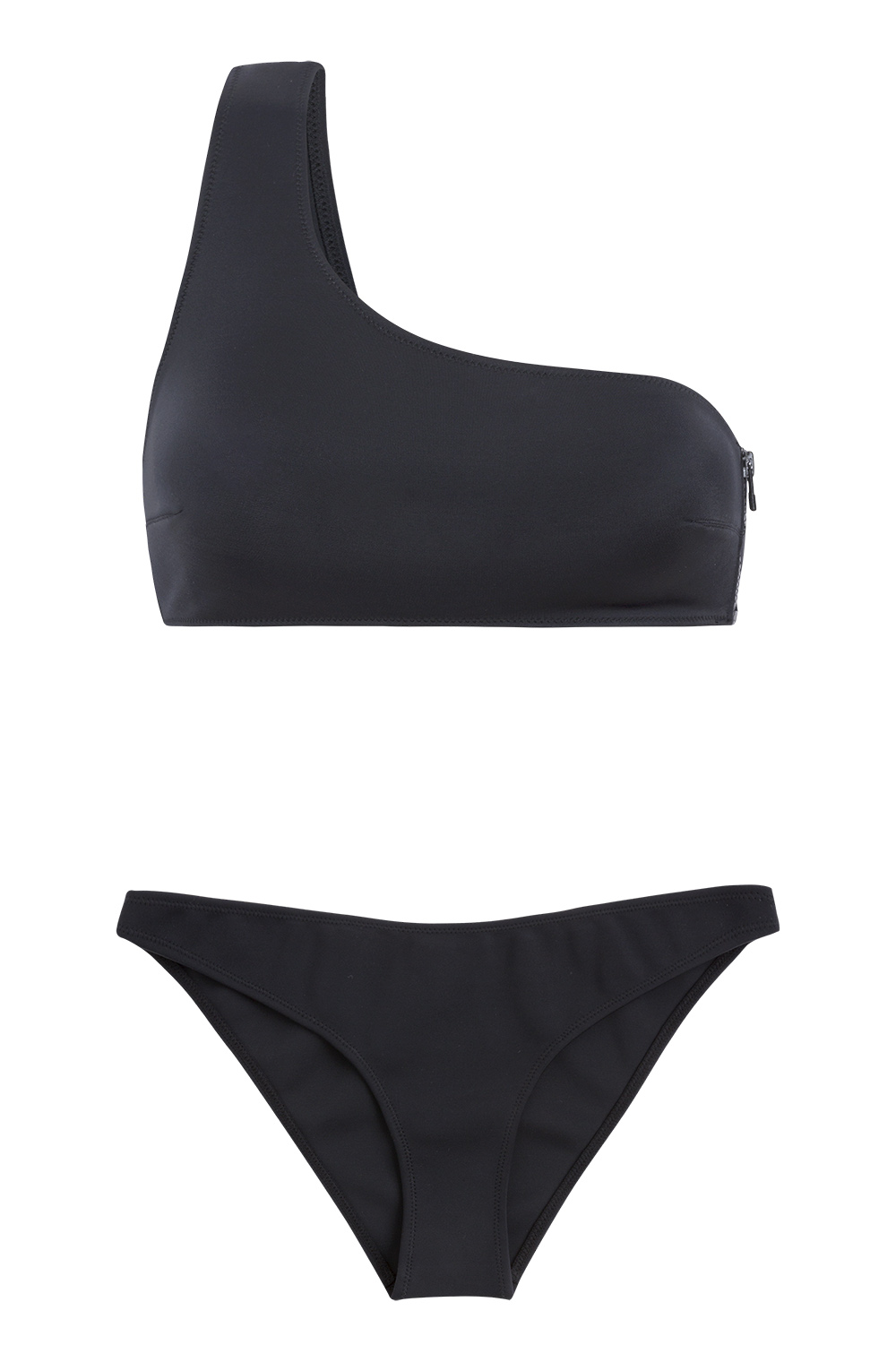 Sustainable Luxury Swimwear / Ropa de baño sostenible, eco bikini / bikini ecológico. Cove + Bantayan in blacksands, by NOW_THEN