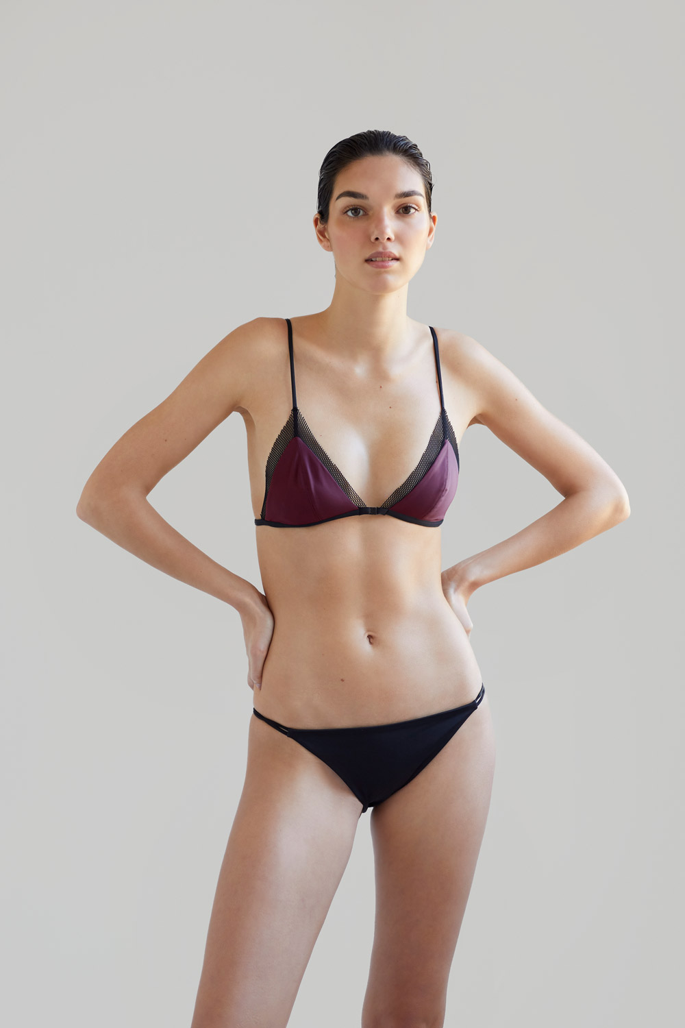 NOW_THEN-Sustainable_Swimwear-Mana top+Milos bottom in plum