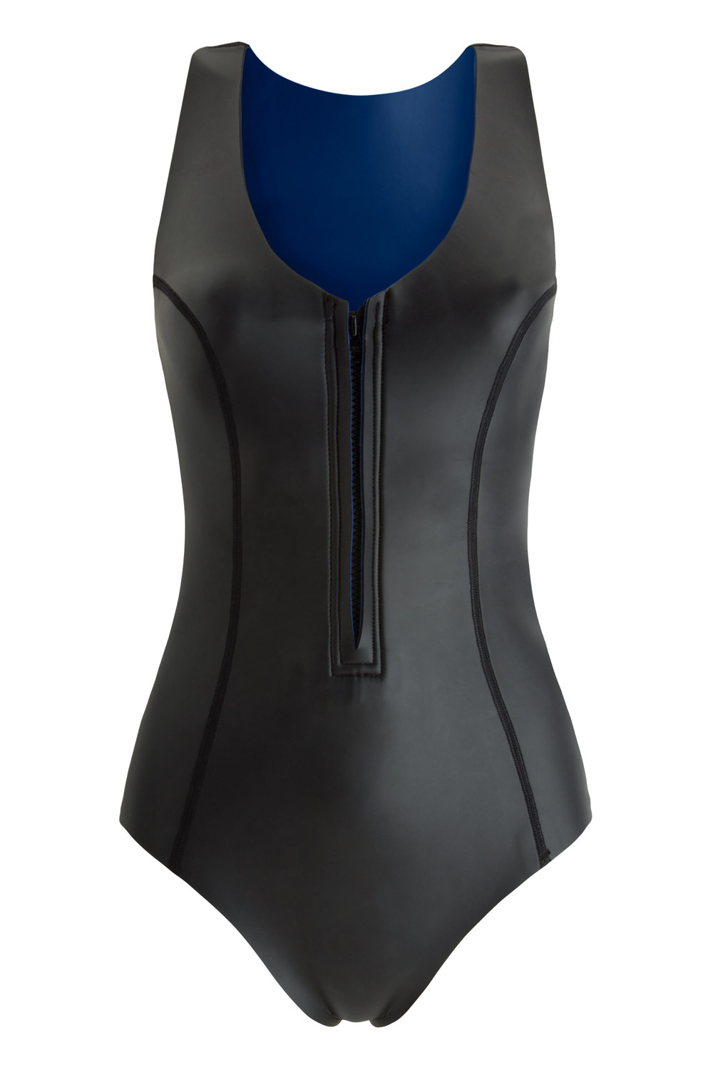 Sustainable Luxury Swimwear / Ropa de baño sostenible, neoprene wetsuit / bañador neopreno, surf ecoprene. Sylvia in black by NOW_THEN,
