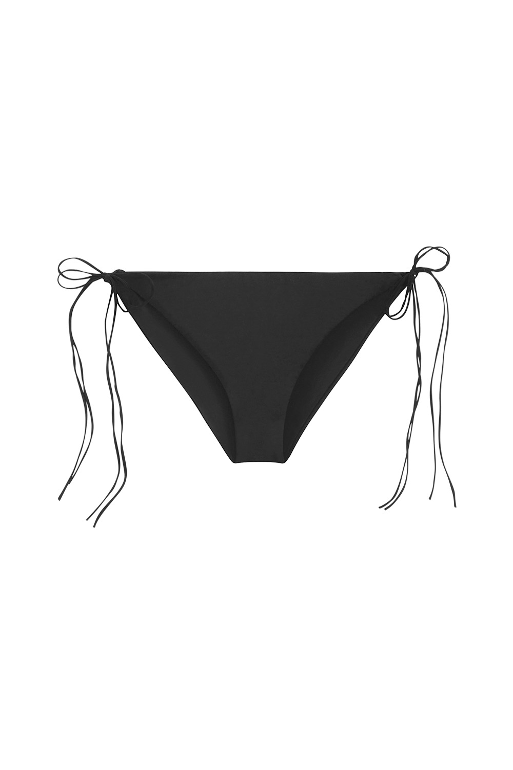 Sustainable Luxury Swimwear / Ropa de baño sostenible, eco bikini / bikini ecológico. Hermigua top in black, by NOW_THEN