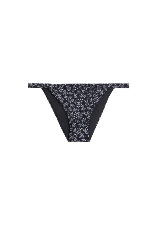 Sustainable Luxury Swimwear / Ropa de baño sostenible, eco bikini / bikini ecológico. Ilo Ilo bikini in anemone black, by NOW_THEN