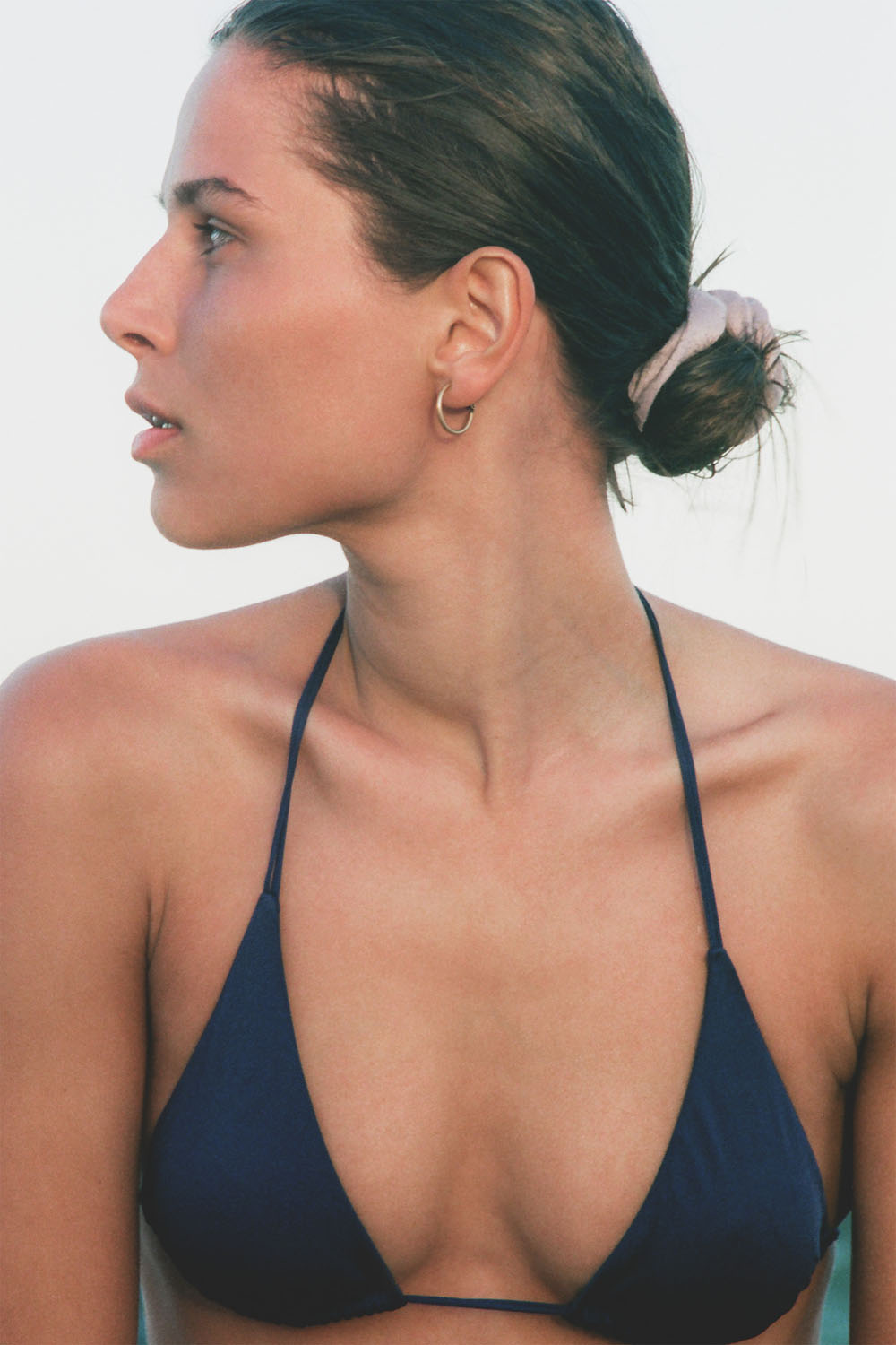 SS22_BAY+ELNIDO NOTTE by NOW_THEN, eco swimwear, eco swimwear made from recycled plastic, handmade, ECONYL, swimwear for women, sustainable swimwear for surfing,